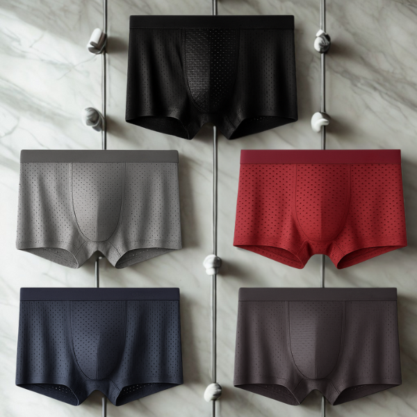 Bamboo Fiber Boxer Shorts (5 Pack)